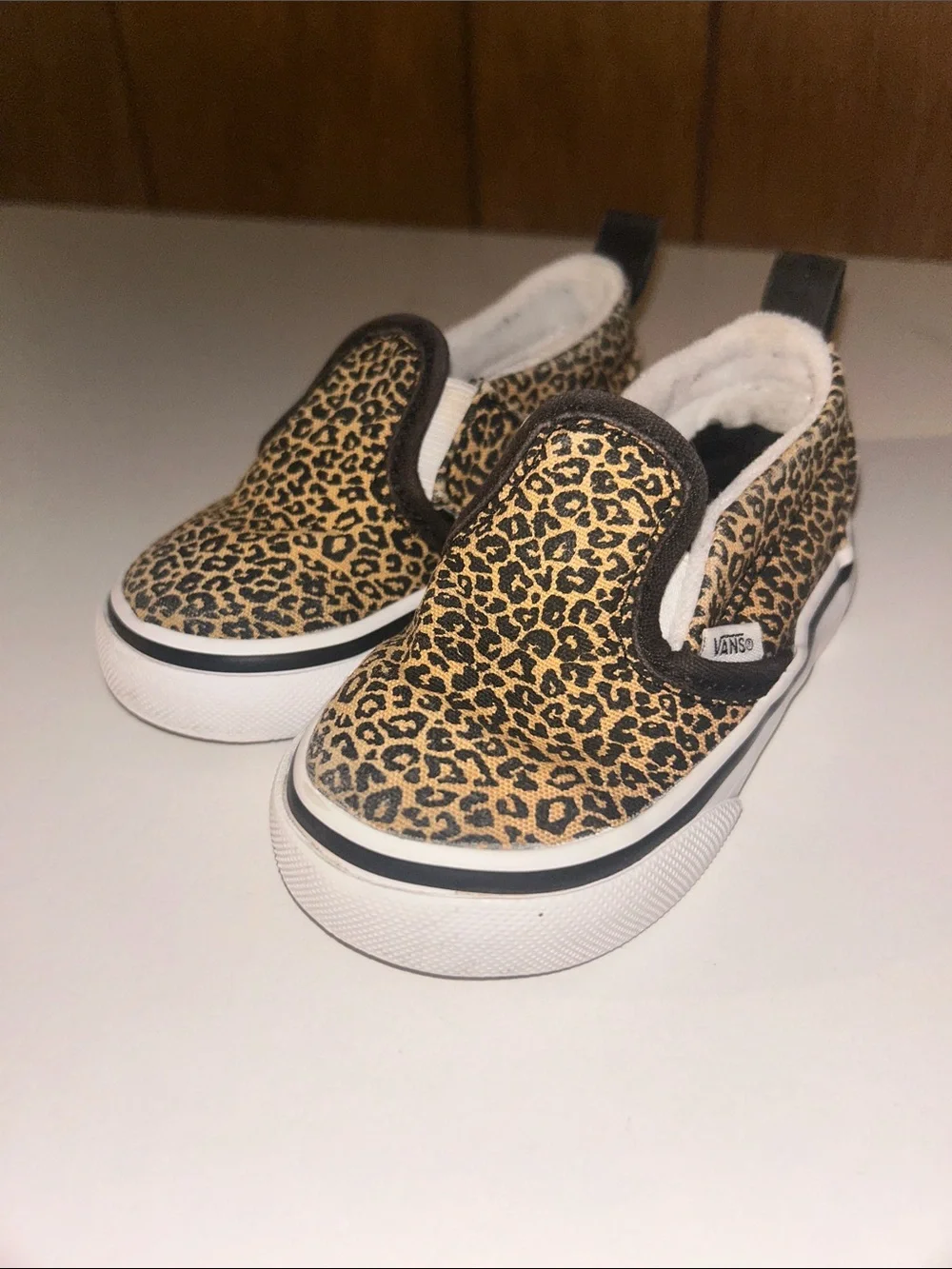 Vans |  Leopard Print Slip-On Sneakers